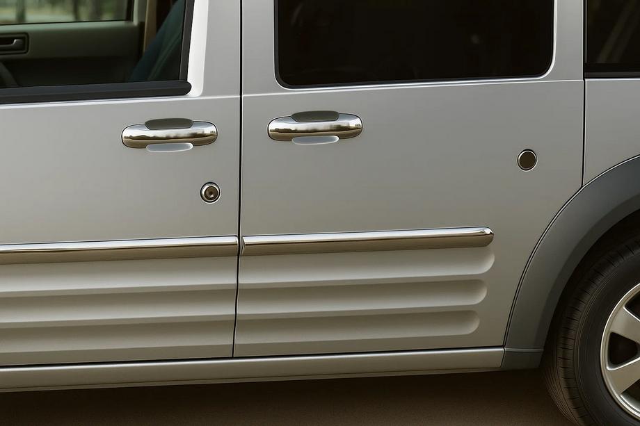 Ford Connect 2002–2006 Schlossabdeckungen (5 Stk, Edelstahl) Image