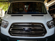 Ford Transit 2014- Chrom Grillumrandung (2014-2018, 2 Stk, Edelstahl) Carmos - Türkischer Edelstahl Foto 5