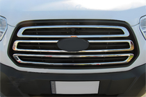 Ford Transit 2014- Chrom Kühlergrill Abdeckung (2014-2018, 3 Stk, Edelstahl) OmsaLine - Italienischer Edelstahl Foto 1