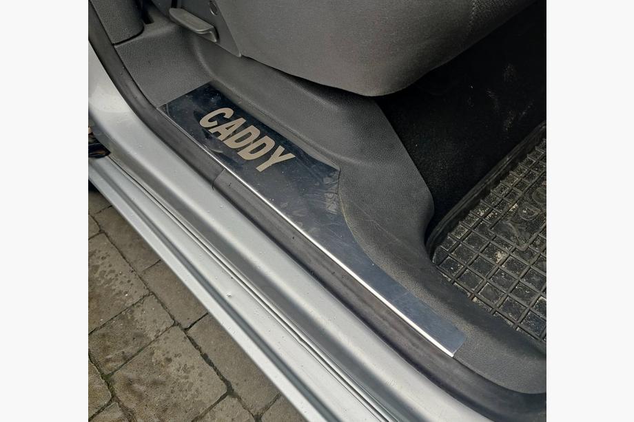 Volkswagen Caddy 2004-2010 Einstiegsleisten Abdeckungen innen (Carmos, Edelstahl) 3 Stück Foto 2