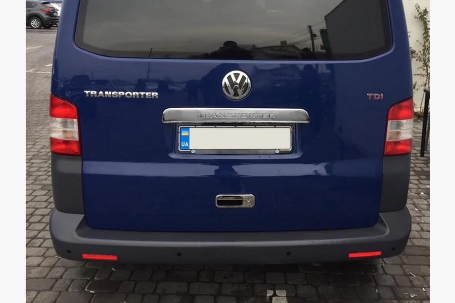 Volkswagen T5 2010-2015 Chromleiste über dem Heckklappengriff (Edelstahl) Ohne Schriftzug, OmsaLine - Italienischer Edelstahl Foto 5
