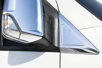 Mercedes Sprinter W906 2006–2018 Spiegelabdeckungen Edelstahl (2 Stk.) OmsaLine - Italienischer Edelstahl Foto 1