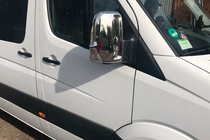 Mercedes Sprinter W906 2006–2018 Spiegelabdeckungen Chrom (2 Stk) Carmos, Türkischer Stahl Foto 7