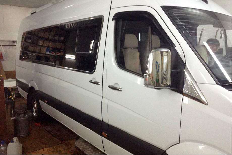 Mercedes Sprinter W906 2006–2018 Spiegelabdeckungen Chrom (2 Stk) Foto 12