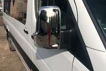 Volkswagen Crafter 2006-2016 Spiegelabdeckungen Chrom (2 Stk) Carmos, Türkischer Stahl Foto 2