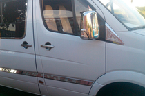 Volkswagen Crafter 2006-2016 Spiegelabdeckungen Chrom (2 Stk) Carmos, Türkischer Stahl Foto 7
