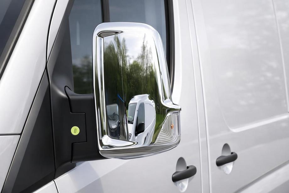 Volkswagen Crafter 2006-2016 Spiegelabdeckungen Chrom (2 Stk) OmsaLine, Italienischer Edelstahl Foto 11