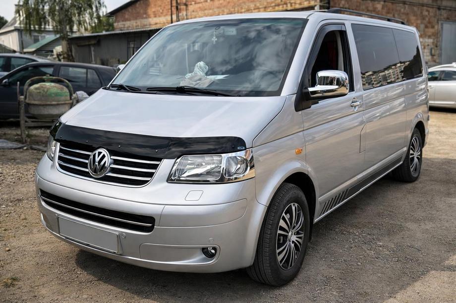 Volkswagen T5 Caravelle 2004-2010 Spiegelabdeckungen Chrom (2 Stk) OmsaLine - Chrom Kunststoff Image