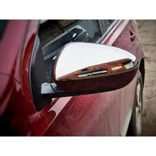 Spiegelabdeckungen (2 Stk., Edelstahl) Nissan Qashqai 2010-2014 Foto 2