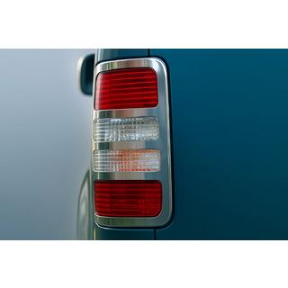 Rückleuchten Abdeckungen V1 (2 Stk., Edelstahl) Volkswagen Caddy 2010-2015 Foto 1
