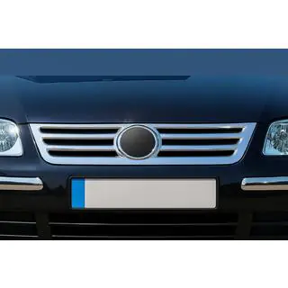 Grillabdeckung Edelstahl Volkswagen Caddy 2004-2010 Foto 1
