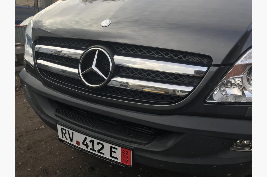 Mercedes Sprinter W906 2006–2018 Chrom Kühlergrill Blenden (2006-2013, Edelstahl) OmsaLine - Italienischer Edelstahl Foto 7