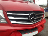 Mercedes Sprinter W906 2006–2018 Chrom Kühlergrill Blenden (2013↗, Edelstahl) OmsaLine - Italienischer Edelstahl Foto 6