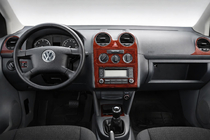Volkswagen Caddy 2004-2010 Armaturenbrett Abdeckungen Holz Foto 1