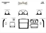 Volkswagen Caddy 2004-2010 Armaturenbrett Abdeckungen Holz Foto 11
