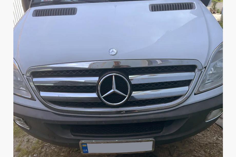 Mercedes Sprinter W906 2006–2018 Chrom Rahmen Kühlergrill (2006-2013, Edelstahl) Carmos - Türkischer Edelstahl Image