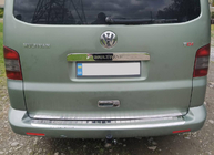 Volkswagen T5 Multivan 2003–2010 Chrom Heckklappengriff Abdeckung (Edelstahl) Carmos - Türkischer Edelstahl Foto 1
