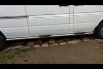 Mercedes Sprinter W901/902/903/904/905 1995–2006 Seitliche Rohre (2 Stk., Edelstahl) Mittlerer Radstand, Ø60 Foto 3