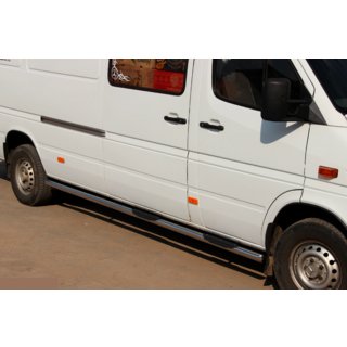 Seitliche Rohre (2 Stk., Edelstahl) Mercedes Sprinter W901/902/903/904/905 1995–2006 Foto 1