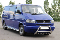 Volkswagen T4 Caravelle/Multivan 1990–2003 Frontbügel WT003 60mm Edelstahl 60mm, mit Schriftzug Foto 3