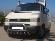 Volkswagen T4 Caravelle/Multivan 1990–2003 Frontbügel WT003 60mm Edelstahl 60mm, mit Schriftzug Foto 8