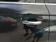 Audi Q7 2005-2015 Chrom Türgriffblenden (4 Stk., Edelstahl) Carmos, mit Knopf Foto 2