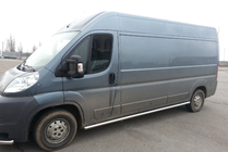 Citroen Jumper 2007-2025 Seitliche Rohre (2 Stk., Edelstahl) Langer Radstand, Ø60 Foto 2