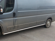 Citroen Jumper 2007-2025 Seitliche Rohre (2 Stk., Edelstahl) Langer Radstand, Ø60 Foto 1