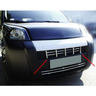 Kühlergrill Abdeckung (13-tlg., Edelstahl) Citroen Nemo 2007-2017 Foto 1