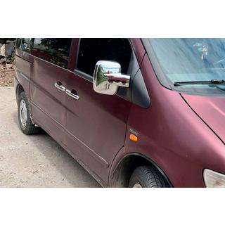 Spiegelabdeckungen (2 Stk, Chrom) Mercedes Vito W638 1996-2003 Foto 4