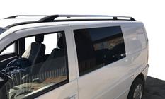 Mercedes Vito W638 1996-2003 Dachreling Chrom Metallfüße Foto 1