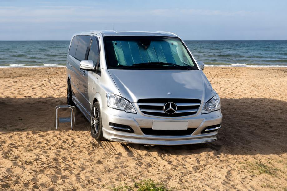 Mercedes Vito W639 2004-2014 Stoßstangenlippe BRB V1 (grundiert zum Lackieren) Baujahr 2004-2010 Image
