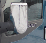 Ford Transit 2000–2014 Spiegelabdeckungen Chrom (2 Stk) Foto 3