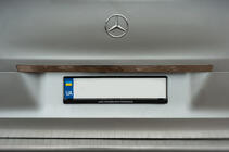 Mercedes Vito/V-class W447 2014- Heckstoßstangenschutz OmsaLine Edelstahl Glanzend Foto 6