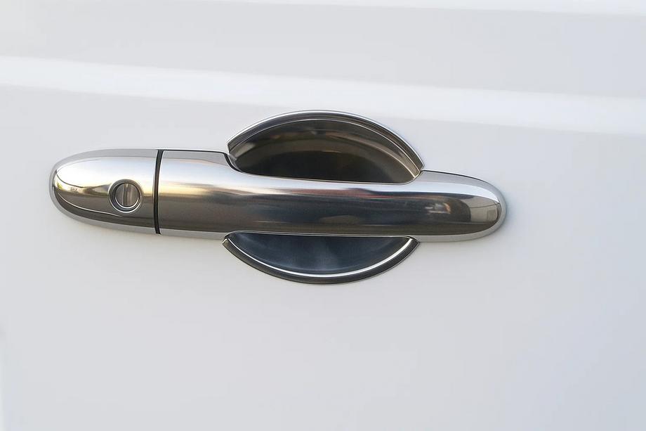 Mercedes Viano 2004-2014 Edelstahl Unterlagen für Türgriffe 4 Stück Image