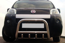 Fiat Fiorino/Qubo 2008-2024 Frontbügel QT006 (Edelstahl) Foto 2