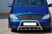 Mercedes Viano 2004-2014 Frontbügel WT003/004 (Edelstahl) 60mm, ohne Schriftzug Foto 9