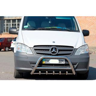 Frontbügel WT003/004 (Edelstahl) Mercedes Viano 2004-2014 Foto 4