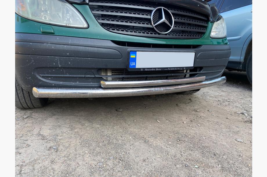 Mercedes Viano 2004-2014 Frontschutzbügel ST014 (Edelstahl) 60/42mm Image
