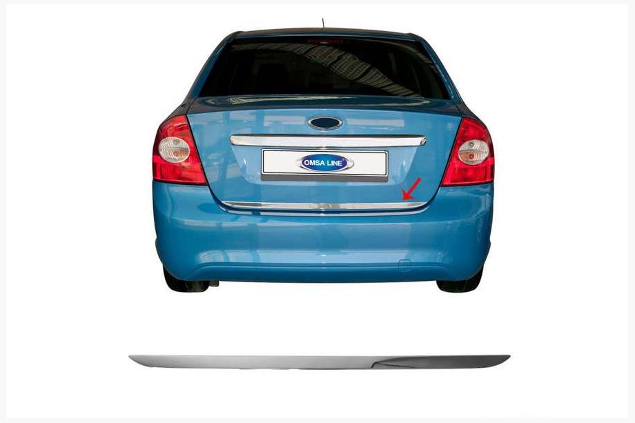 Ford Focus II 2008-2011 Kofferraumleiste Edelstahl (Sedan) Image