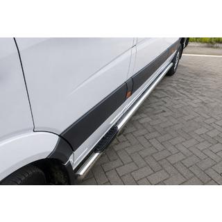 Seitliche Rohre (2 Stk., Edelstahl) Mercedes Sprinter W906 2006–2018 Foto 1