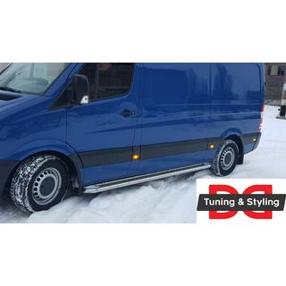 Seitenschweller Premium (2 Stk., Edelstahl) Mercedes Sprinter W906 2006–2018 Foto 3