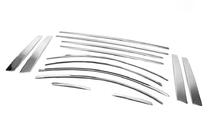 Hyundai Accent 2006-2010 Komplette Fensterrahmen Zierleisten Edelstahl (14-tlg.) Foto 2