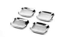 Mercedes E-class W210 1995-2002 Chrom Unterlagen für Türgriffe (4 Stk) verchromter Kunststoff Foto 2