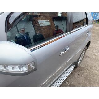 Fensterzierleisten außen Edelstahl (4 Stk) Mercedes ML W164 2005-2011 Foto 2