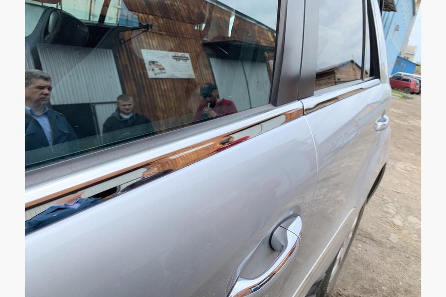 Mercedes ML W164 2005-2011 Fensterzierleisten außen Edelstahl (4 Stk) OmsaLine - Italienischer Edelstahl Foto 3