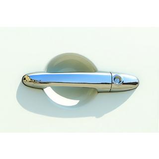 Chrom Türgriffblenden (4 Stk, Edelstahl)