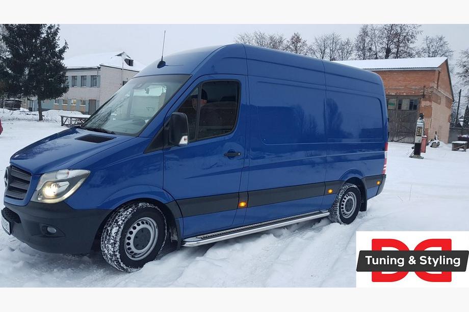 Volkswagen Crafter 2006-2016 Seitenschweller Premium (2 Stk., Edelstahl) d60, kurzer Radstand Foto 4