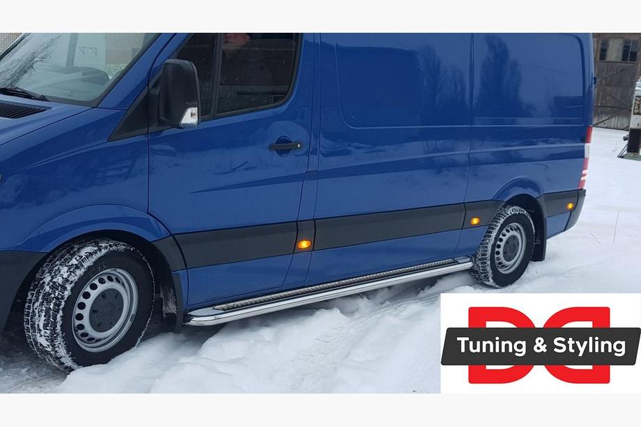 Volkswagen Crafter 2006-2016 Seitenschweller Premium (2 Stk., Edelstahl) d60, kurzer Radstand Foto 6