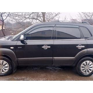 Fensterrahmen Zierleisten Edelstahl (4 Stk) Hyundai Tucson JM 2004- Foto 1